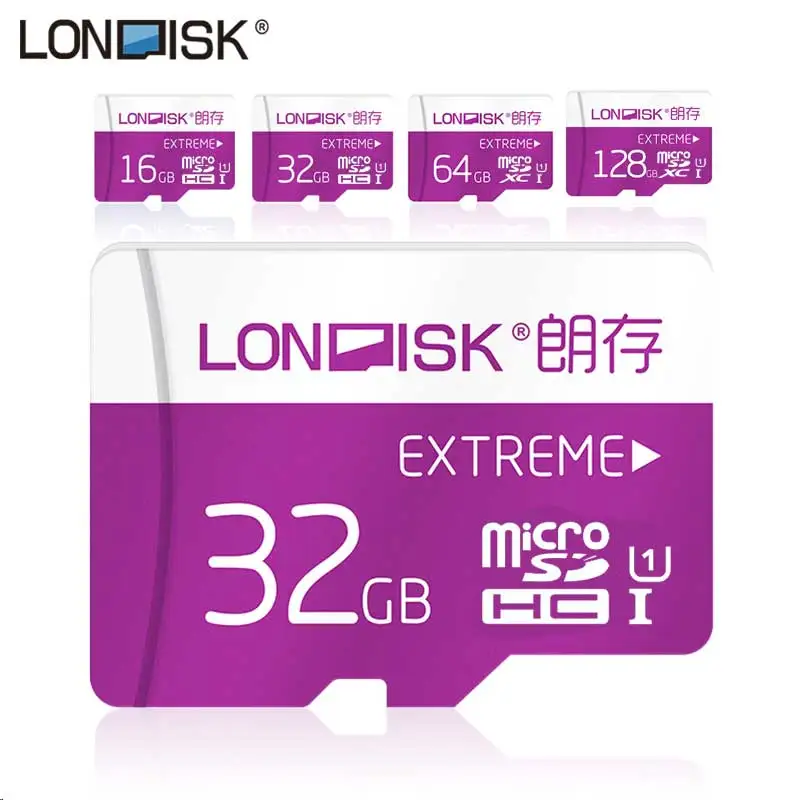 Londisk Micro SD 16 ГБ 32 ГБ 64 ГБ 128 ГБ Карты Памяти SDHC SDXC UHS-1 Class10 Флэш-Карты SD Для Мобильного Телефона Pad таблетки