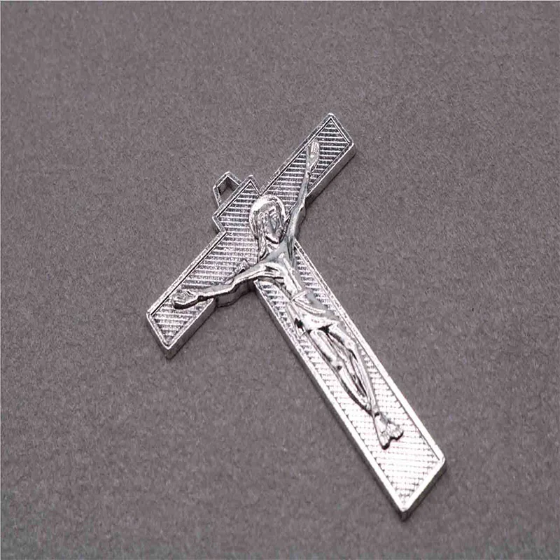 Православный крест медаль, Винтаж бронза православный крест большой Medal.20pcs