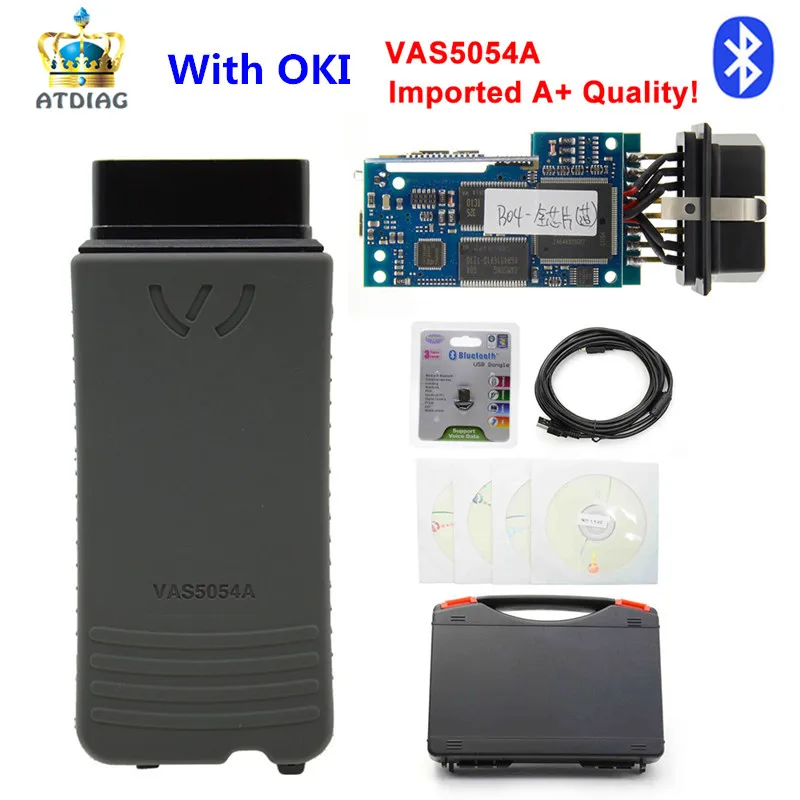 2019 VAS5054 ODIS V4.3.3 keygen полный чип оригинальный OKI Авто OBD2 диагностический инструмент
