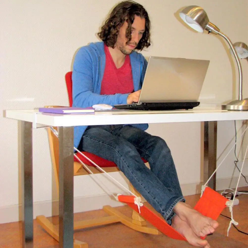 

None Feet Hammock Foot Chair Care Tool Hammock Outdoor Foot Rest Under None Foot Hammock Mini Foot Rest Office