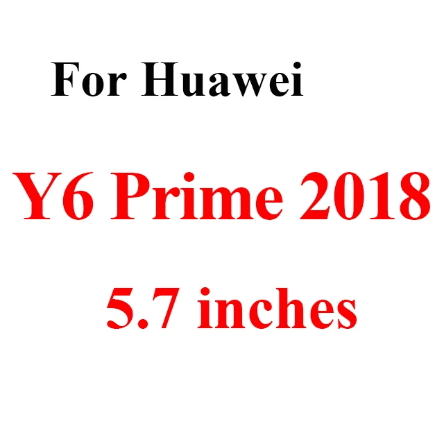 Защитное стекло для huawei Y6 Prime Y 3 5 6 7 9 Lite Pro Y3 Y5 Y7 Y9 Armor Verre защитный экран 9H - Цвет: For Y6 Prime 2018