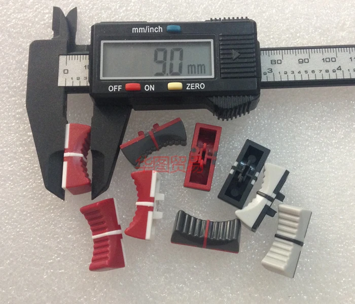 6pcs mixer fader cap bow legs push button / straight slide potentiometer fader knob plastic cap for Yamaha behringer Soundcraft
