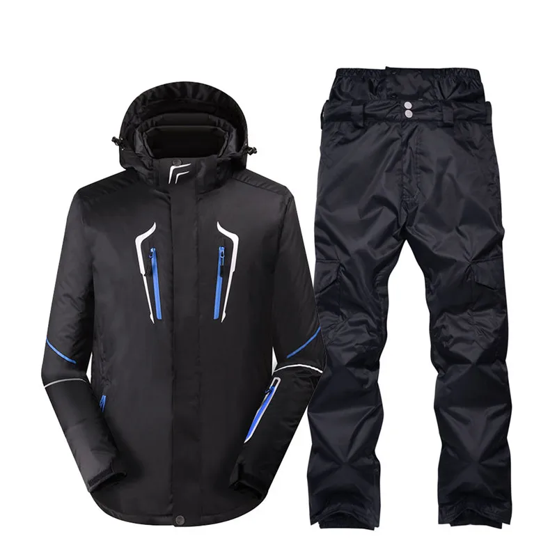 Plus size Jacket and pant Men Snow clothing outdoor sports special Snowboarding gear windproof