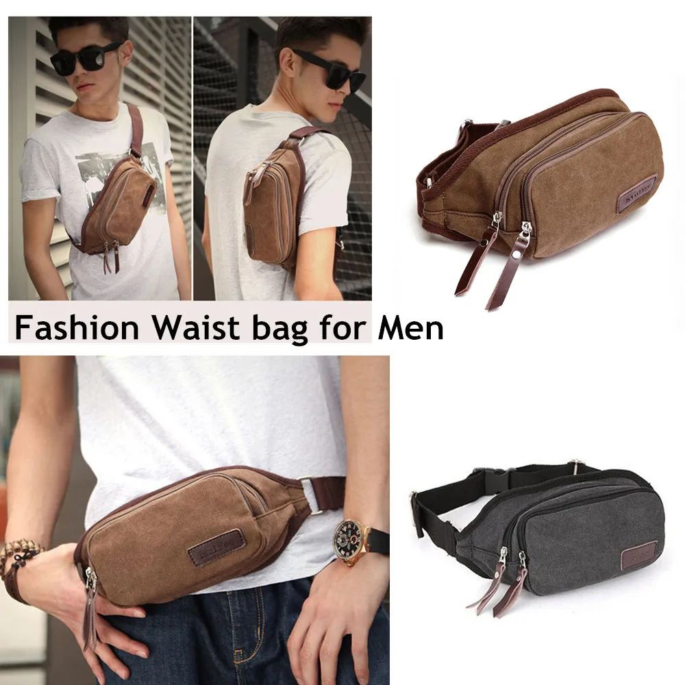Summer Brand Canvas Waist Pack Women Men Pouch Bag Money Belt Summer Brand Canvas Waist Pack Women Men Pouch Bag Money Belt Running Pochete Sport Utility Bolsa Cintura In Packs From Luggage