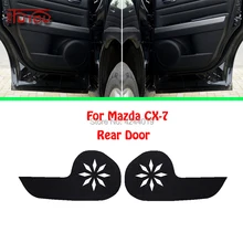 Для Mazda CX-7 Автомобильная Внутренняя крышка двери Защита от царапин декоративные подушечки автомобиля стикер 4 шт
