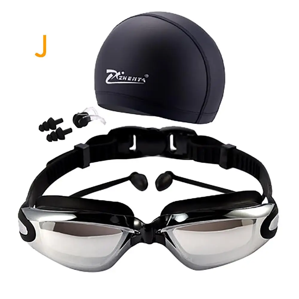 Новые очки для плавания, очки для плавания с защитой от ультрафиолета, не запотевающие, для мужчин и женщин, для близорукости, 150-800 градусов# sx - Цвет: J 600 degrees