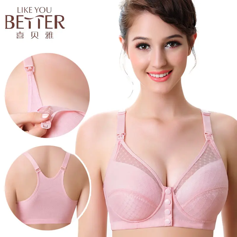 vest type nursing bra maternity bra button type gauze thin cotton