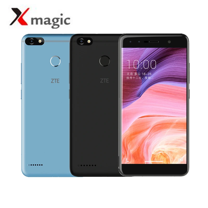 Оригинальный мобильный телефон zte Blade A3 5 дюймов 4G LTE четыре ядра 4000 МП отпечаток