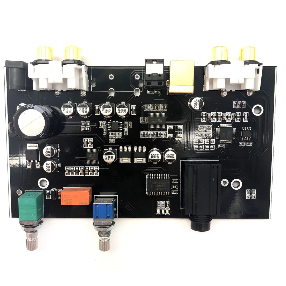 Lusya PCM5100 MS8416 оптическая USB вход, DAC доска с громкости звука Управление Поддержка 96 кГц DC 12V B9-007