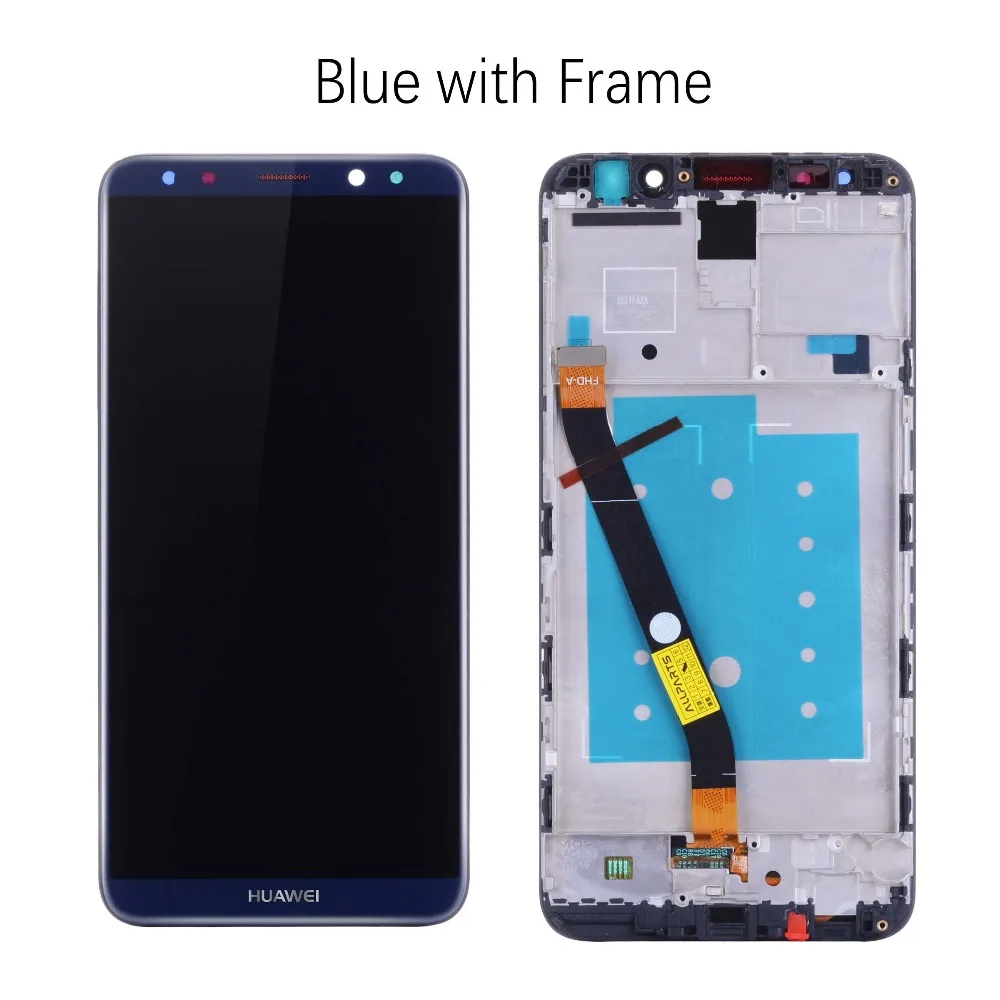 Дисплей для HUAWEI Mate 10 Lite Nova 2i RNE-L21 LCD в сборе с тачскрином на рамке 5.9'' синий золото черный белый