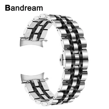 Ремешок из нержавеющей стали для samsung Galaxy Watch 46 мм SM-R800 gear S3 сменный Ремешок Браслет