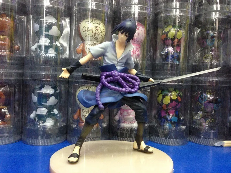 

Action figure NARUTO Uchiha Sasuke Sword 20cm PVC Model Collectible Toys cartoon decoration Doll Collectible Model