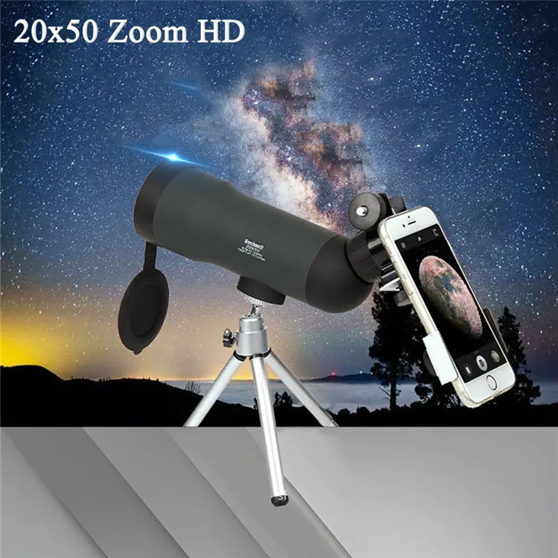 20x50 التكبير hd أحادي تلسكوب ليلة النسخة الإكتشاف نطاق مع ترايبود المحمولة 20x50 التكبير hd أحادي تلسكوب ليلة النسخة الإكتشاف نطاق مع ترايبود المحمولة