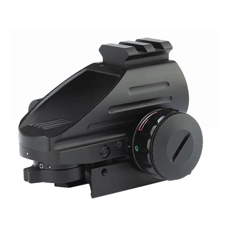 AR 15 accessories tactical 4 reticle 1x22 green red dot scope reflex sight with red laser sight picatinny rail for hunting rifle (4)