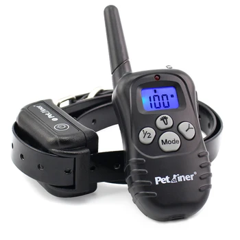 

Petrainer 998DBU-1 Rechargeable & Waterproof Remote Dog Training Collar 300M Electric Dog Bark Collar with Shock/Vibration/Beep