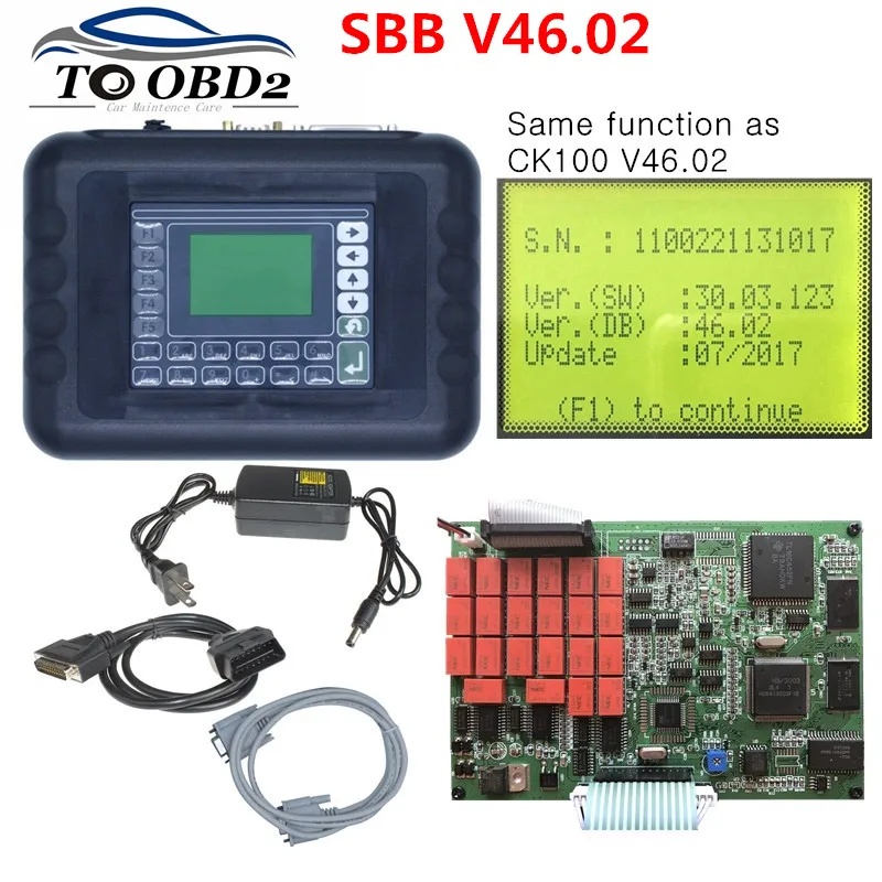 

Best Quality V46.02/v33.02 SBB Key Programmer Auto Transponder Silca SBB Suppports Multi-Brand Cars Programming New Key Tool