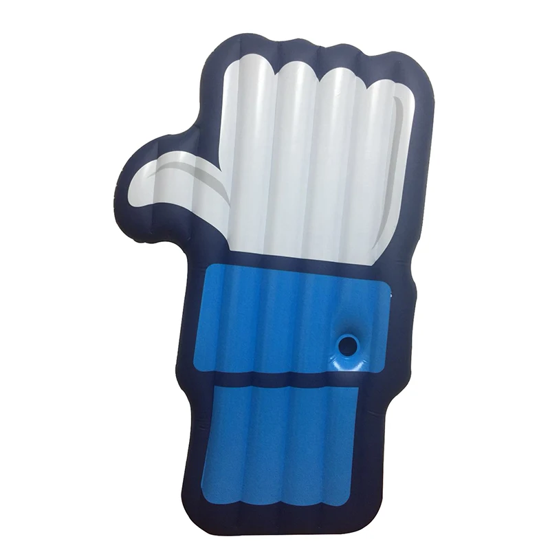Надувной воздушный матрас Giant Thumb Up плавающий в форме ладони коврик Пляжное