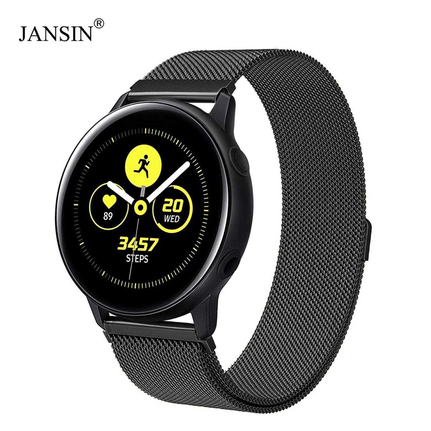 

Milanese Loop Stainless Steel Band For Samsung Galaxy Watch Active 40mm Magnetic Watch Bracelet Strap For Galaxy Watch Active