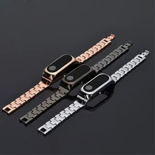 Acero Inoxidable Cindiry Reemplazar la Correa de Muñeca Para Xiomi mi band2 Pulsera Wrist Band Correa para Miband Inteligente 2 T20