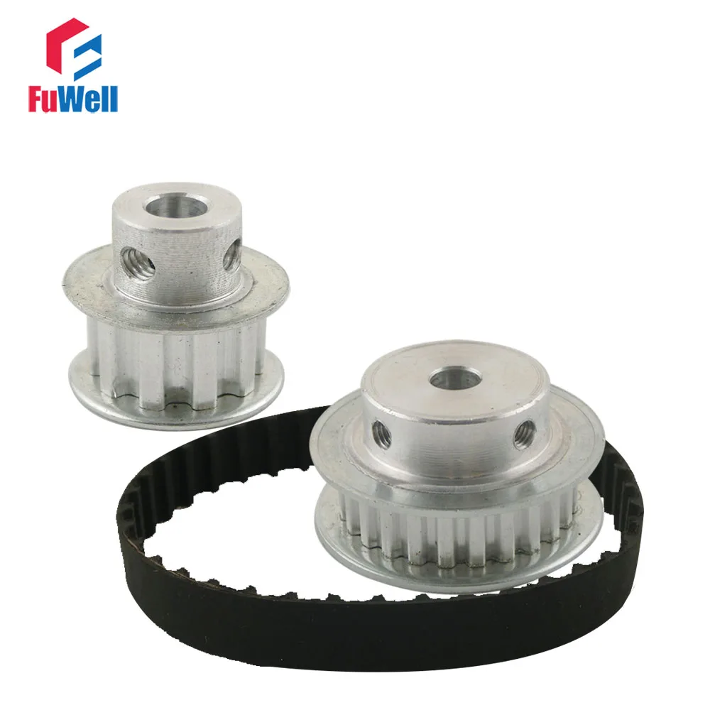 Timing Belt Pulley XL Reduction 13/31 10T 30T Shaft Center Distance 80mm 104XL Belt Gear Kit