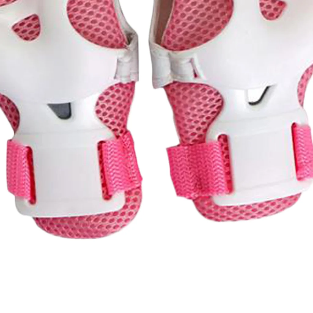 1 Set 6 Pieces Kids Children Bicycle Inline & Roller Skating Scooter Knee/ Wrist / Elbow Pads Gear Guard Protector Boys Girls 