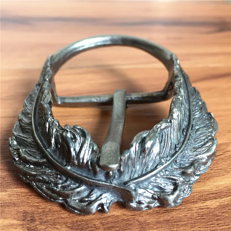 Feather DIY Accessories Men Belt Buckles (6)