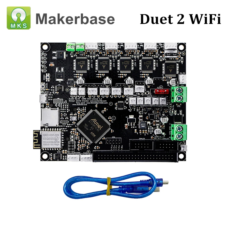 

Duet 2 Wifi Motherboard Cloned Duet Wifi Advanced 32Bit Electronic Board for Duet3D Control CNC Priner Parts