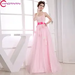 2018 Новый Дизайн Горячей макси Длинные невесты горничная платье изготовление размеров под заказ/цвет розовый вечерние вырезом сердечком