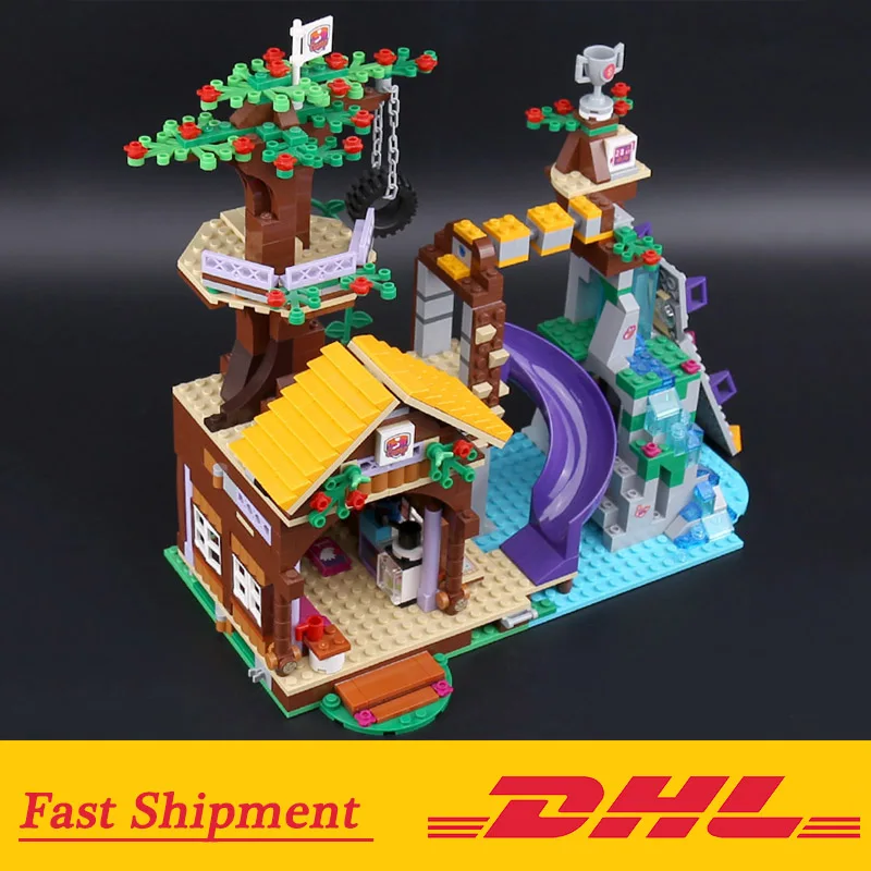 

01047 Adventure Camp Tree House Compatible with Legoings 41122 Friends Building Blocks Toy for Girls Daughter Kids Bricks Gift