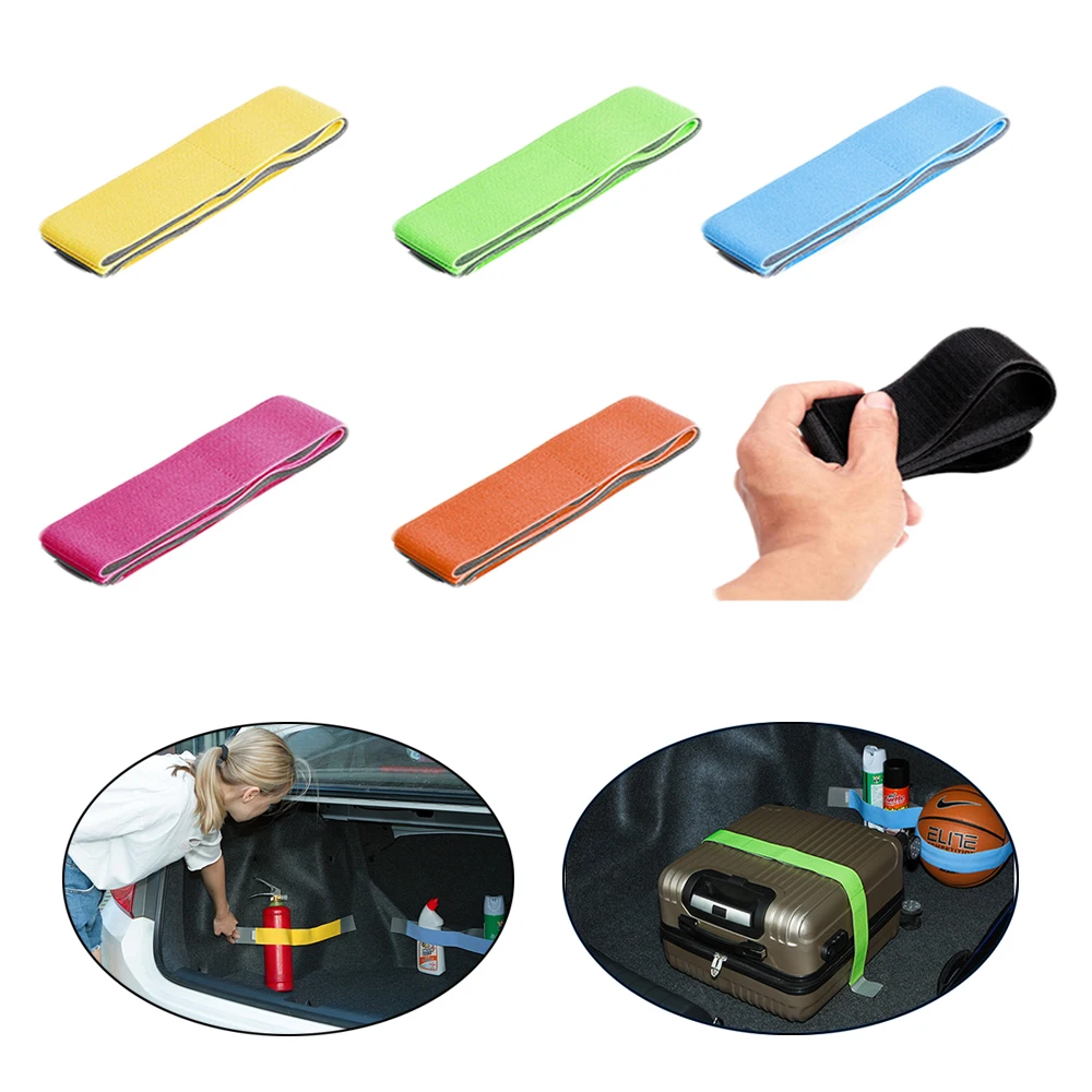 

Promotional car trunk storage bag elastic car shape color belt fixed debris collection finishing car interior accessories Dewtre