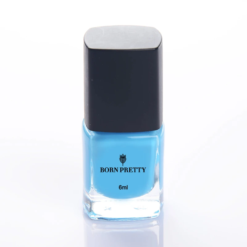 BORN PRETTY 6ml Blue Nail Liquid eel Off Base Coat Easy Clean Care Nail Polish Nail Art Liquid Palisade Nail Art Latex
