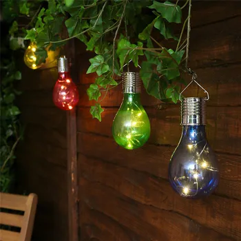 

High Quality Waterproof Solar Rotatable Outdoor Garden Camping Hanging LED Light Lamp Bulb