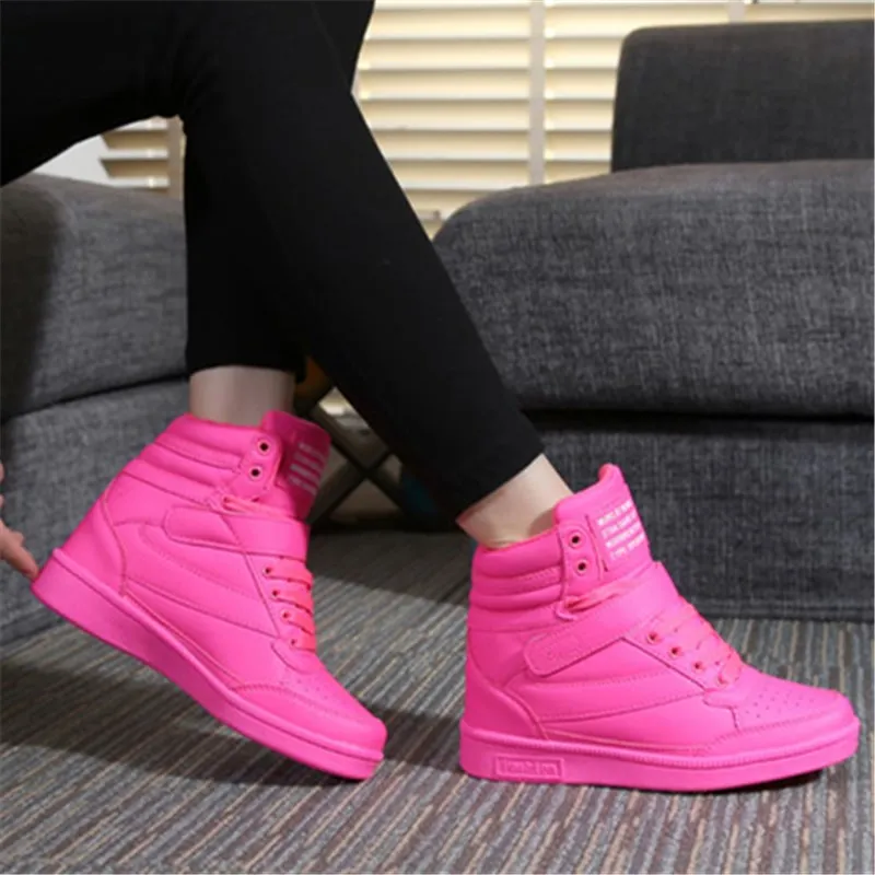 

Women Running Shoes Spring Comfortable Black White Pink Outdoor Anti-Skid Sneakers Jogging Athletic Adults Cotton Boots 2018