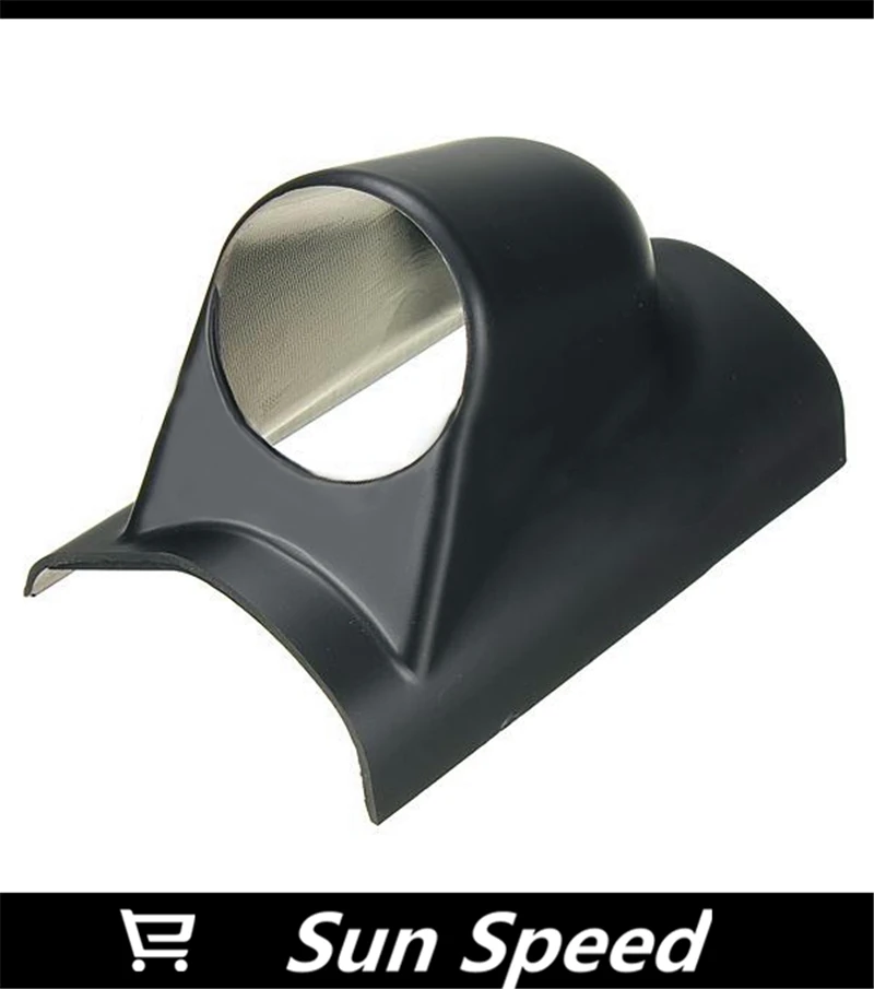 UNIVERSAL 2"52mm BLACK COLOR A Pillar SINGLE GAUGE HOLDER GAUGE POD