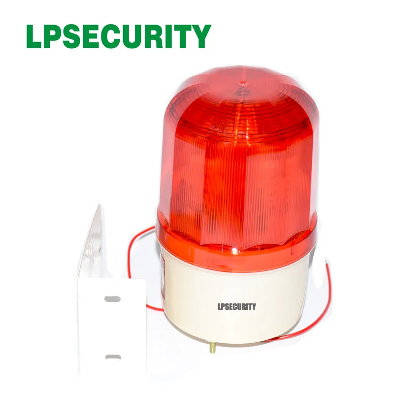 Водонепроницаемая наружная Светодиодная Сигнализация LPSECURITY красный мигающий
