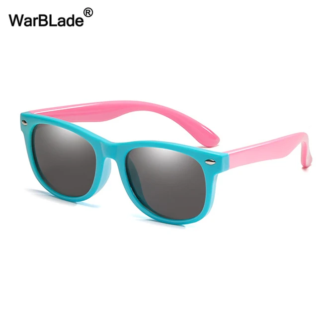 WarBlade New Kids Polarized Sunglasses TR90 Boys Girls Sun Glasses Silicone Safety Glasses Gift For Children Baby UV400 Eyewear 4