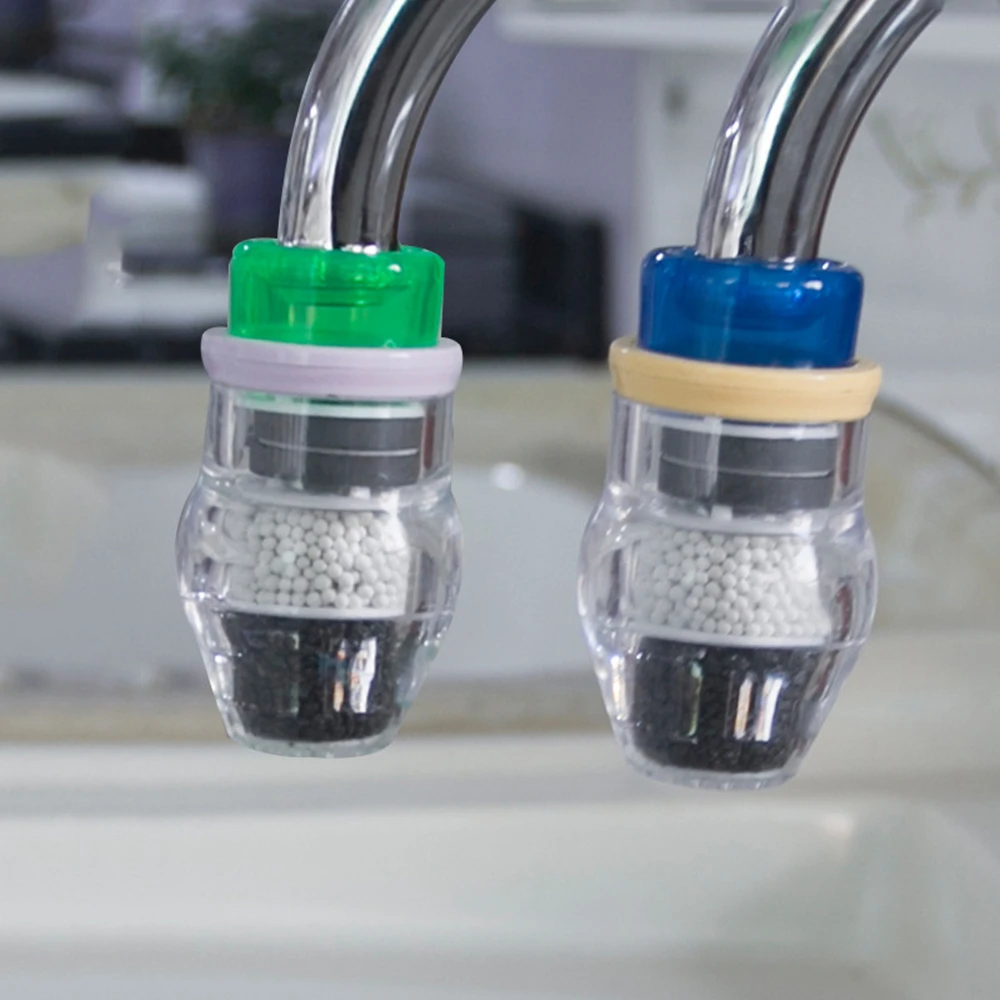 

SHARMOON Household Kitchen Faucet Activated Carbon Water Purifier Mineral Stone Remove Rust Sediment