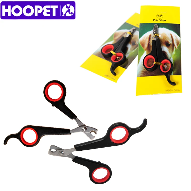 Продукты HOOPET для животных, маленький размер, нержавеющая сталь, коты, ножницы для стрижки ногтей, ножницы для собак