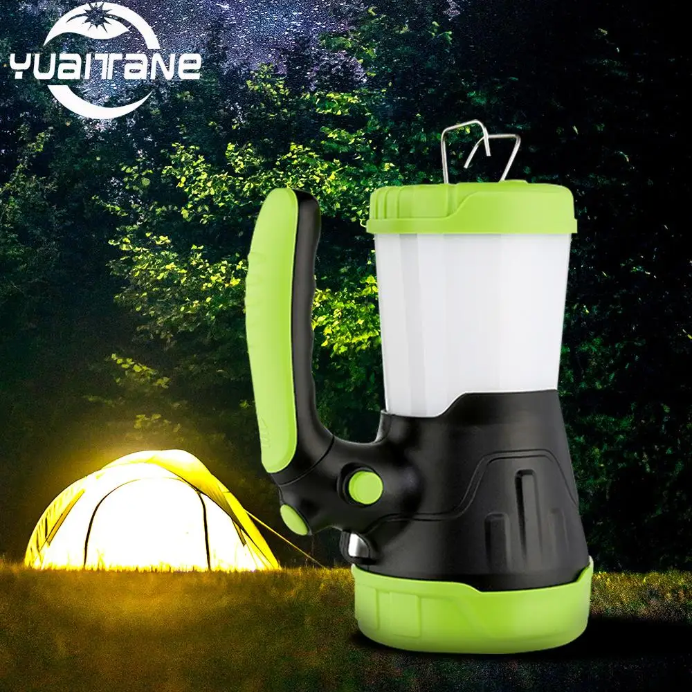

6000mAh USB Rechargeable LED Camping 3000Lumens Portable Spotlight Lantern Flashlight Power Bank Searchlight Outdoor Fishing