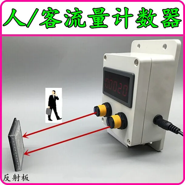 

Supermarket, market flow counter, passenger flow counter, automatic statistics, the number of guests entering and leaving the sh