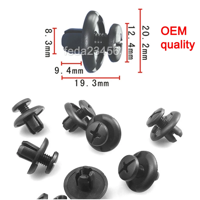 500x OEM Bumper Hood Fender Splash Guard Retainer Clips Fasteners For Honda Acura 91512 SM4 003