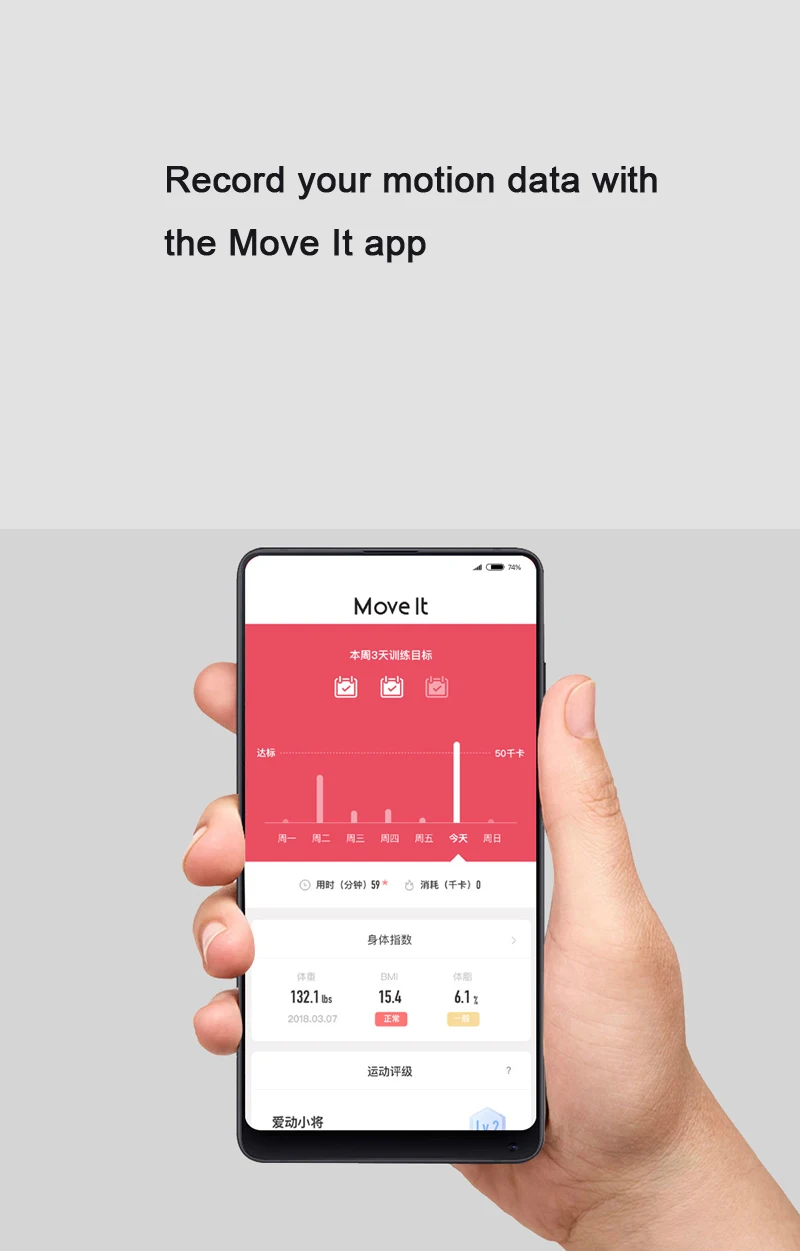 XIAOMI Mijia Move It Beat 2x0,5/0,75 кг/1,0 кг портативный мини USB Перезаряжаемый умный спортивный гантель фитнес-оборудование