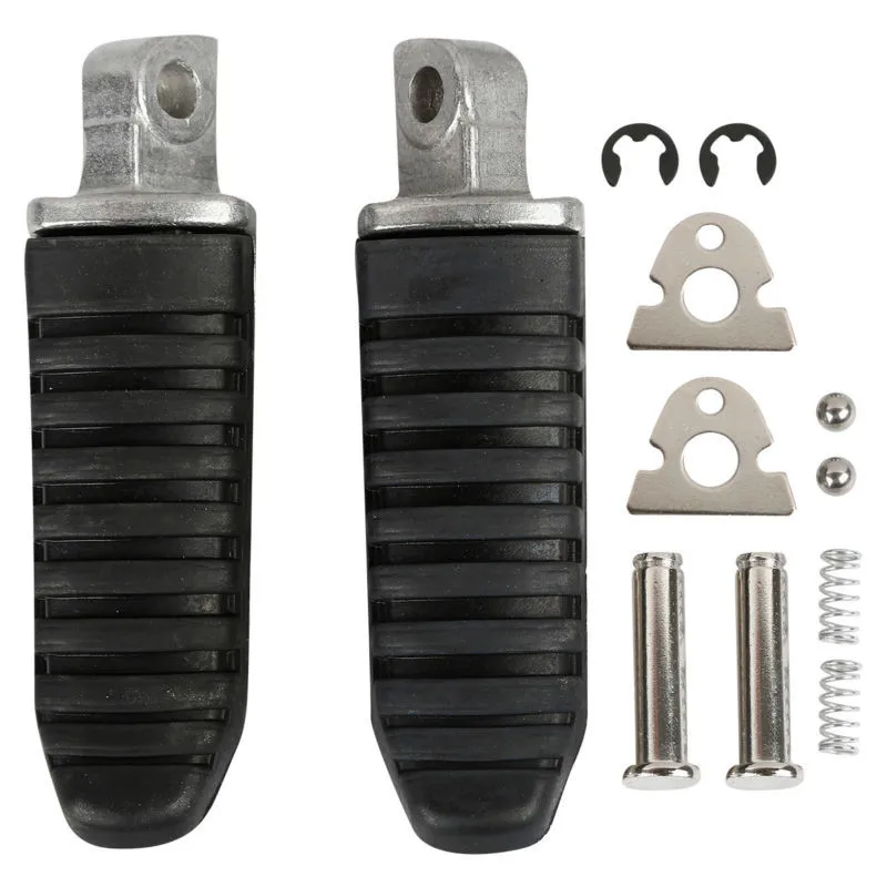 Aluminum Rear Foot Pegs Footrest motorcycle accessories motorcycle footrests motorcycle foot pedals Fit For Suzuki Hayabusa GSX1300 R GSX 650 GSF1250 08-12 09 10 11 Motorcycle