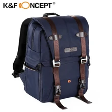 K&F CONCEPT Multi-functional DSLR Camera Backpack Video Photo Digital Shoulder Padded Bag Case Waterproof Shockproof for Canon