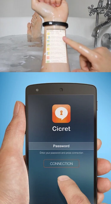 Cicret wristband turns your arm into a touch screen