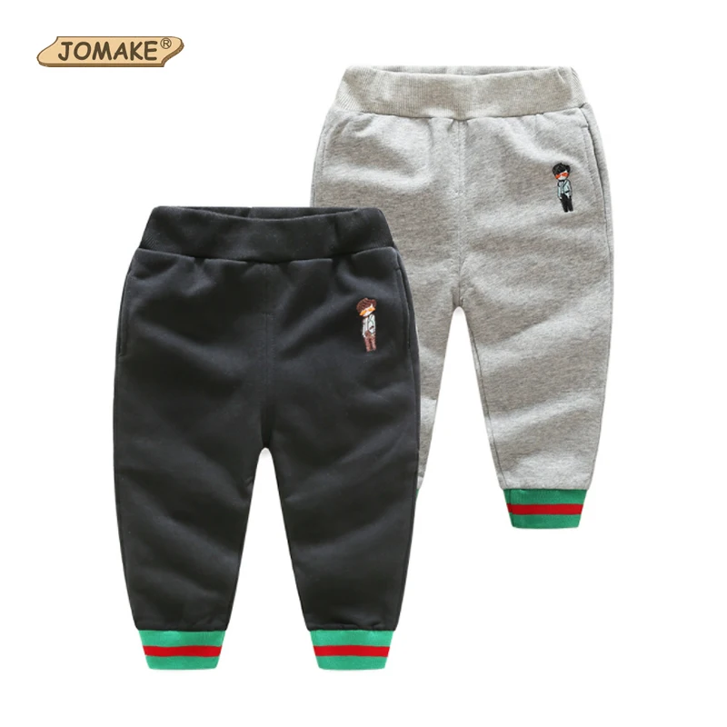 Embroidery Boys Pants Autumn Casual Style Baby Boy Clothes Children