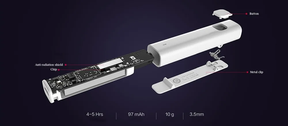 Горячая Xiaomi Bluetooth 4,2 беспроводной приемник адаптер 3,5 мм AUX аудио Музыка 4-5 часов Время работы от батареи Динамик для наушников автомобиля AUX