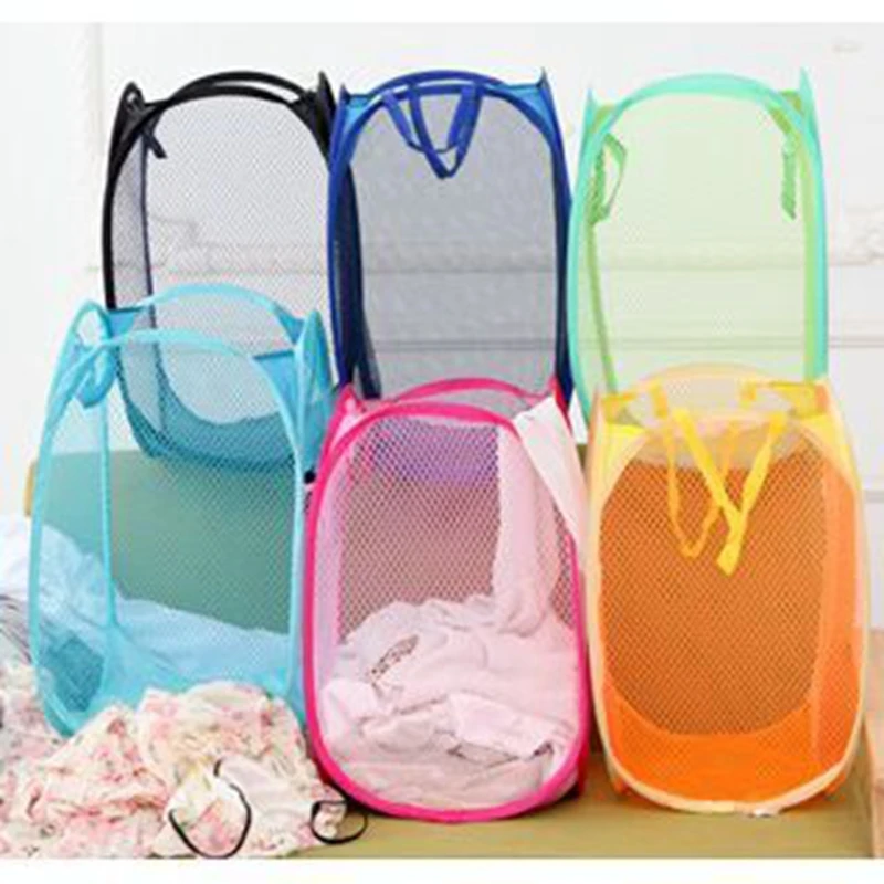 هانو سماكة قدرة كبيرة أكسفورد النسيج سبائك الألومنيوم المحمولة كيس الغسيل سلة تخزين جيب كبير