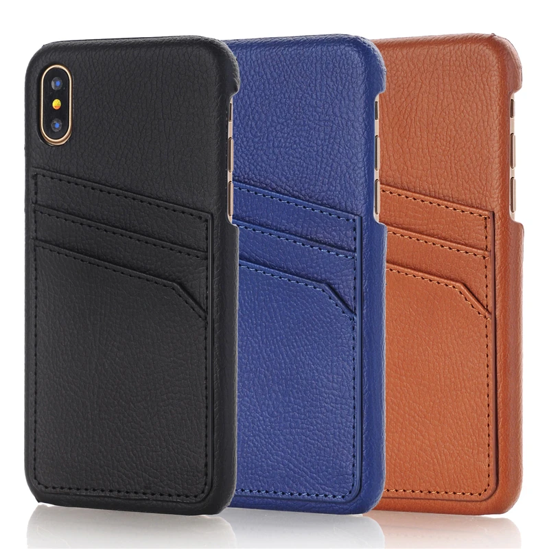 

Retro Card Slot Leather Case For iPhone X Xs Max XR Shockproof Leather Cover Case For iPhone 8 7 Plus 6 6s Plus Protective Case