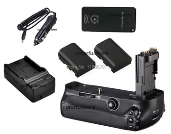 

Battery Handle Grip Vertical Power For Canon EOS 5D Mark III 3 5DIII 5D3 Camera as BG-E11 BGE11+IR Remote +2 x LP-E6+Car Charger